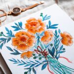 Flower Painting watercolor